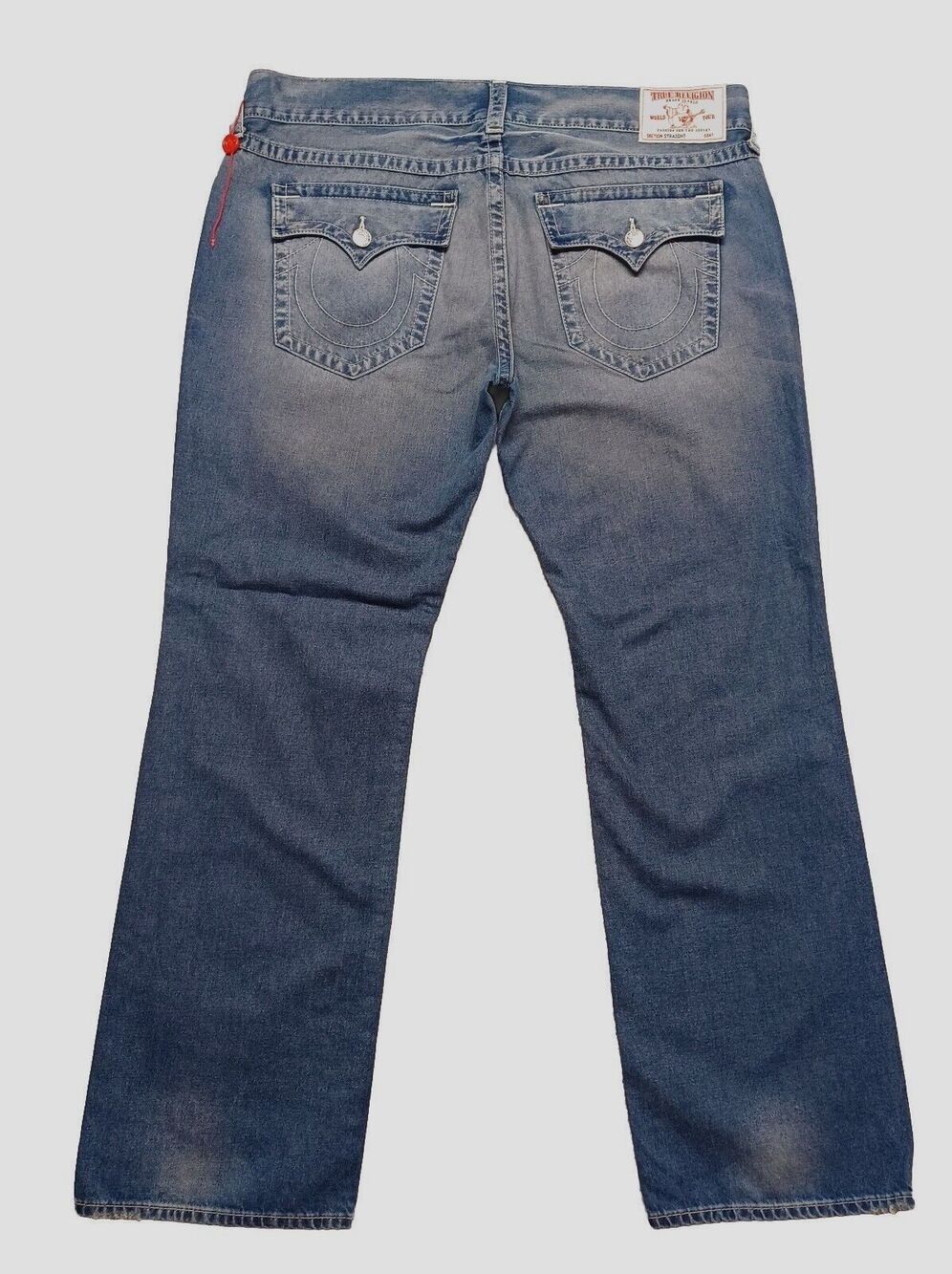 True Religion Basic Straight With Flap Pockets Natural Men's Size 42x34